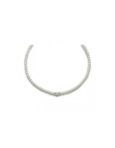 Collana di perle e oro bianco 18kt PCL5914V - Miluna - Modalova