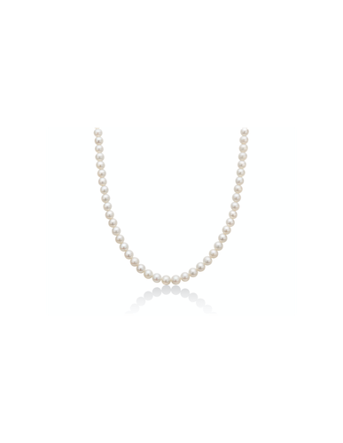 Collana di perle e oro bianco 18kt PCL4201V - Miluna - Modalova