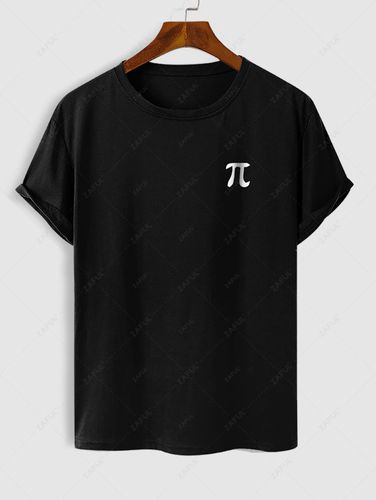 T-Shirt Casuale Stampata con Maniche Corte - ZAFUL - Modalova