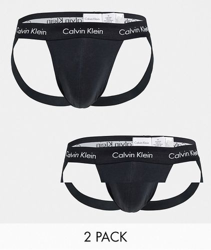 Confezione da 2 sospensori neri-Nero - Calvin Klein - Modalova