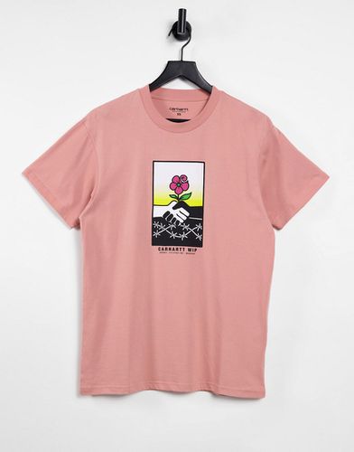 Together - T-shirt con stampa color pesca-Rosa - Carhartt WIP - Modalova