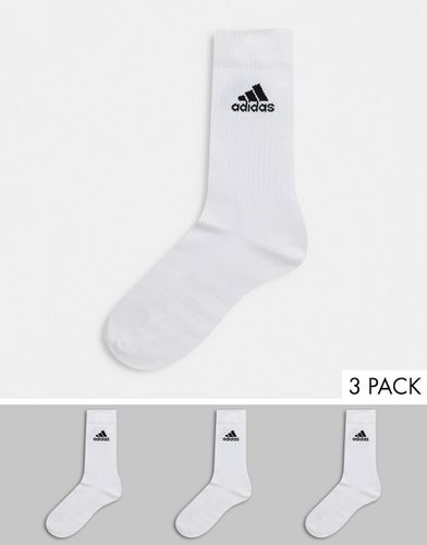 Adidas - Training - Confezione da 3 paia di calzini bianchi-Bianco - adidas performance - Modalova