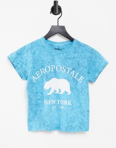 NY Bear - T-shirt slavato - Aeropostale - Modalova