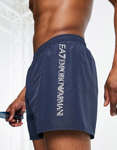 Armani - Pantaloncini da bagno con logo laterale - EA7 - Modalova