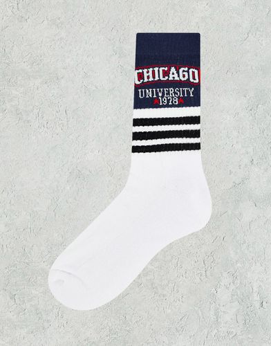 Calzini sportivi con scritta "Chicago" stile college-Multicolore - ASOS DESIGN - Modalova