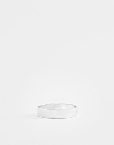 Anello minimal argento - ASOS DESIGN - Modalova