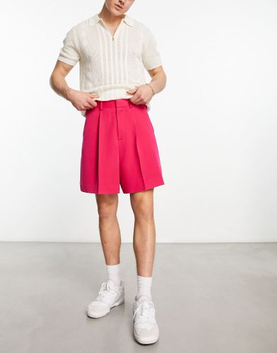 Pantaloncini bermuda rosa eleganti taglio corto - ASOS DESIGN - Modalova