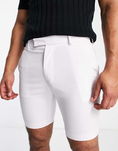 Pantaloncini eleganti skinny, colore bianco - ASOS DESIGN - Modalova