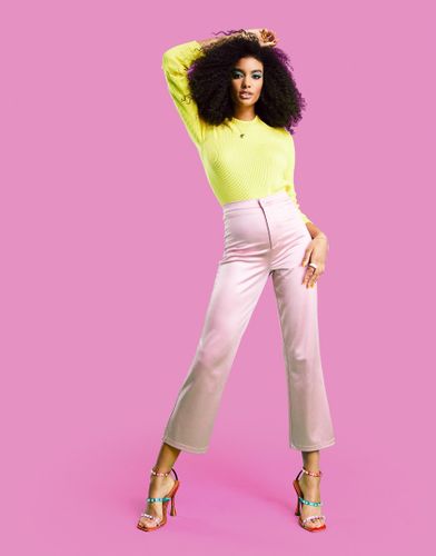 ASOS DESIGN - Pantaloni slim rosa - ASOS DESIGN - Modalova