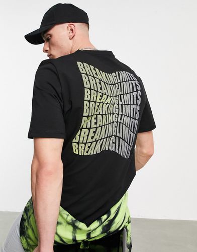 Bolongaro Trevor - T-shirt sportiva oversize con stampa con scritta "Breaking" - Bolongaro Trevor Sport - Modalova