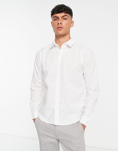 Camicia classica slim-Bianco - Bolongaro Trevor - Modalova