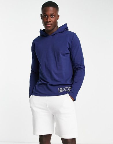 BOSS - Bodywear Identity - Felpa con cappuccio blu navy - BOSS Bodywear - Modalova