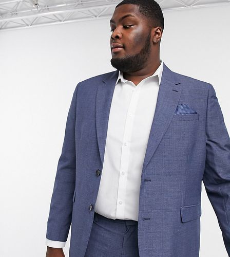 Big & Tall - Giacca da abito slim a quadri - Burton Menswear - Modalova