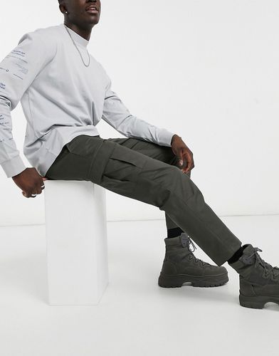 Pantaloni cargo comodi kaki - Burton Menswear - Modalova