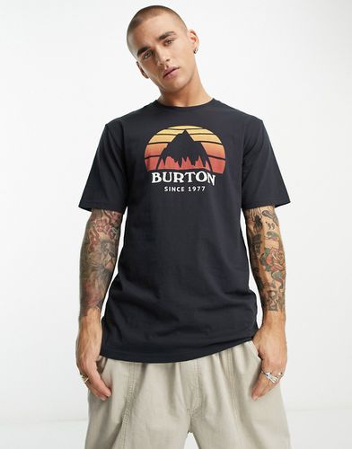 Burton - Snow Underhill - T-shirt nera a maniche corte-Black - Burton Snowboards - Modalova