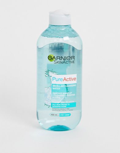 Pure Active - Acqua micellare e detergente viso per pelli grasse da 400 ml - Garnier - Modalova