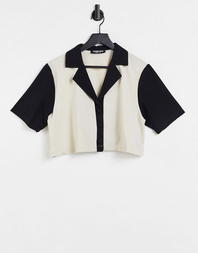 Camicia comoda color block in coordinato - Fashion Union - Modalova