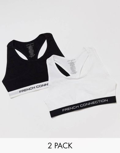 Confezione da due reggiseni, colore nero e bianco-Multicolore - French Connection - Modalova