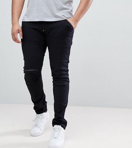 Jeans super slim 3D con zip sul ginocchio neri - G-Star - Modalova