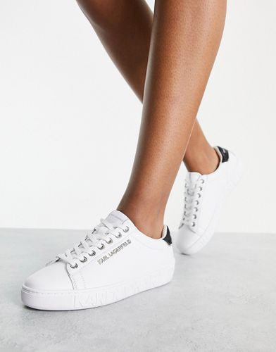 Kupsole III - Sneakers basse bianche in pelle-Bianco - Karl Lagerfeld - Modalova