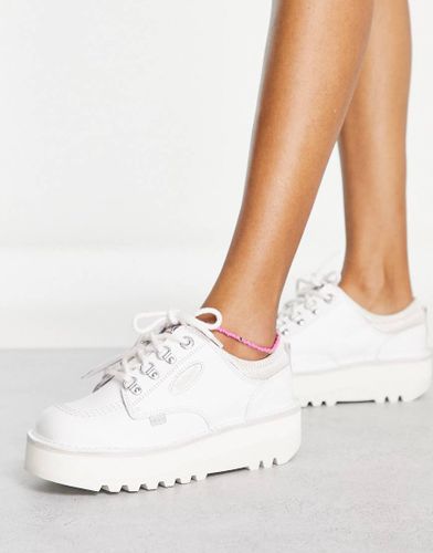 Kik Lo Cosmic - Scarpe basse in pelle bianca-Bianco - Kickers - Modalova