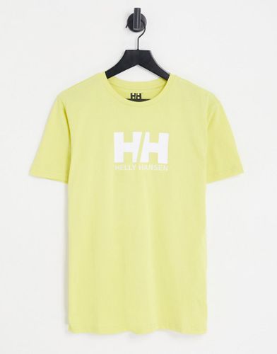 T-shirt verde acceso con logo - Helly Hansen - Modalova