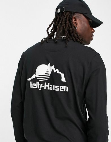 YU20 - Maglietta a maniche lunghe nera con logo HH sul petto-Nero - Helly Hansen - Modalova