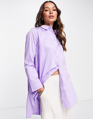 InWear - Vex - Camicia oversize in cotone lilla-Viola - In Wear - Modalova