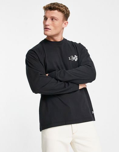 Levi's Skateboarding - T-shirt a maniche lunghe nera con logo piccolo-Nero - LEVIS SKATEBOARDING - Modalova