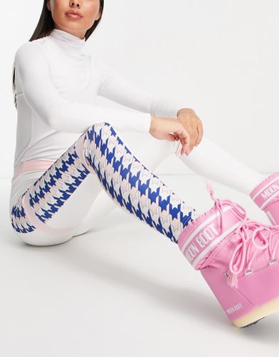 Leggings base layer da sci bianchi e multicolore - Liquorish - Modalova