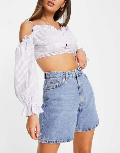 Monki - Pantaloncini di jeans blu - Monki - Modalova