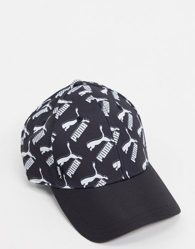 Cappello nero con visiera e stampa - Puma - Modalova