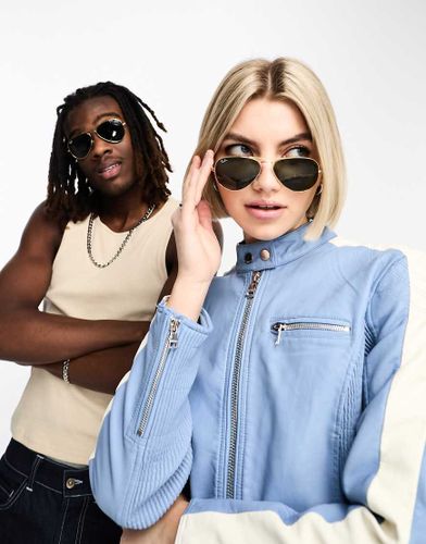Occhiali da sole modello aviatore oro - Ray-Ban - Modalova