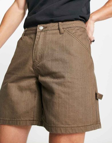 Pantaloncini di jeans marroni-Blu - WESC - Modalova