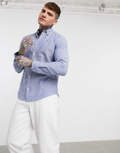 Camicia Oxford slim blu navy - Tommy Jeans - Modalova