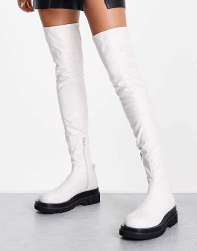 Bellair - Stivali cuissard bassi color crema - Tony Bianco - Modalova