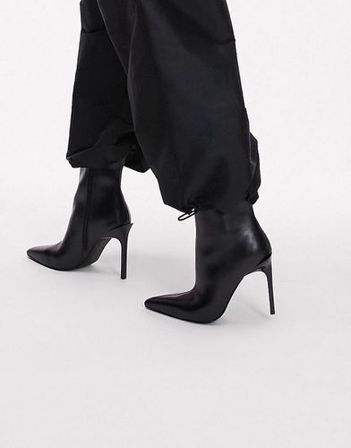 Hailey - Stivali a punta con tacco alto neri-Nero - Topshop - Modalova