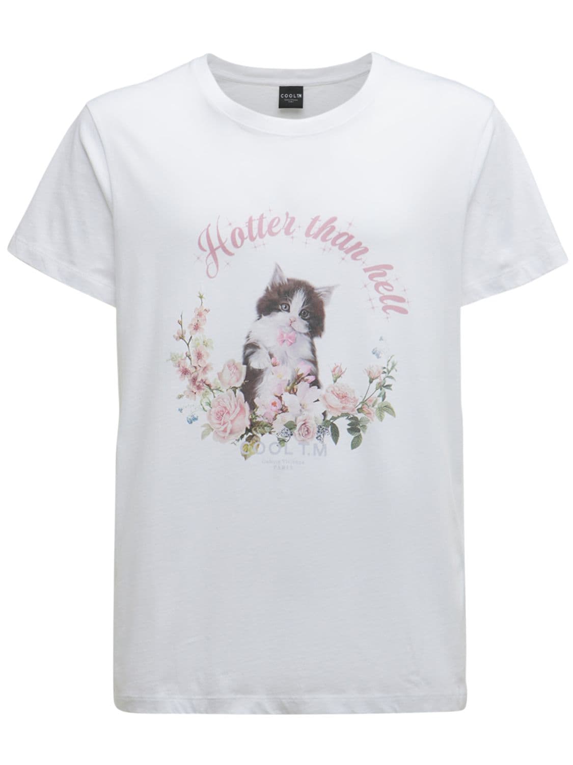 T-shirt Hotter Than Hell In Cotone Con Stampa - COOL TM - Modalova