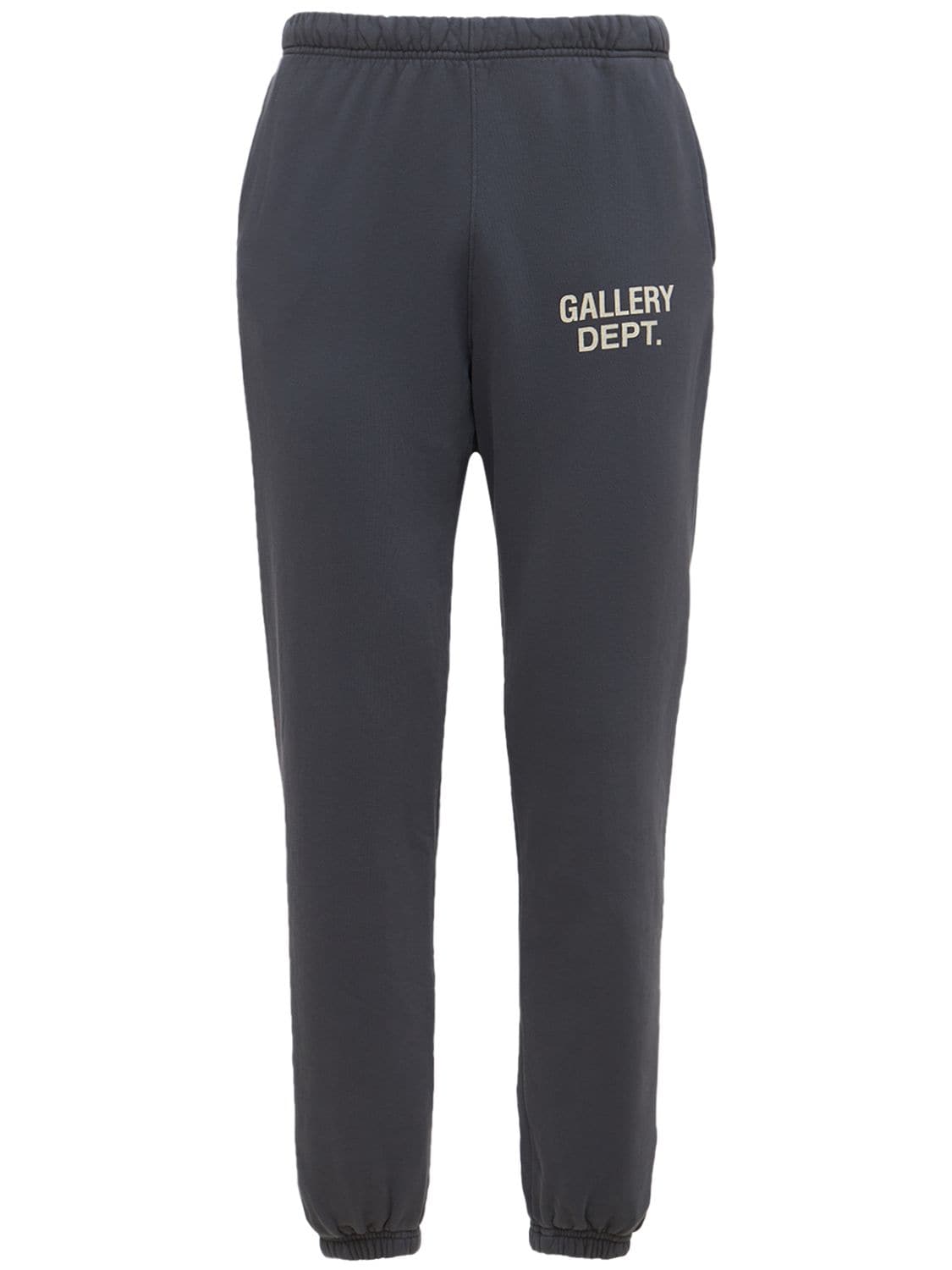 Pantaloni In Felpa Di Cotone Con Logo - GALLERY DEPT. - Modalova