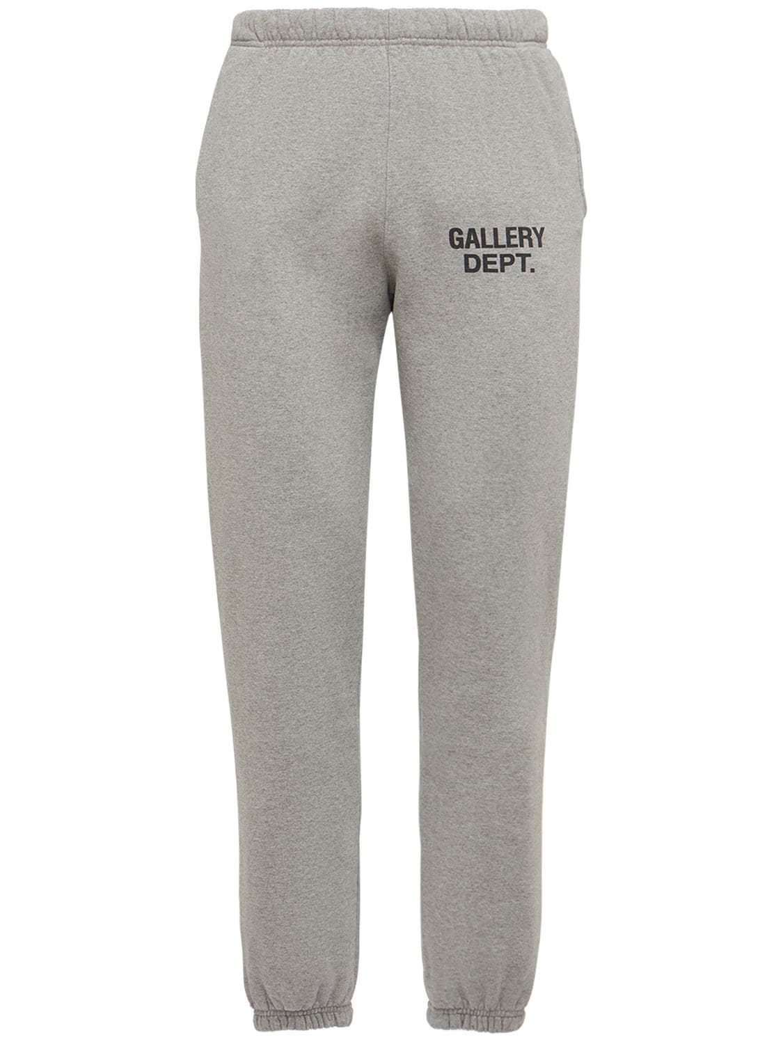 Pantaloni In Felpa Di Cotone Con Logo - GALLERY DEPT. - Modalova