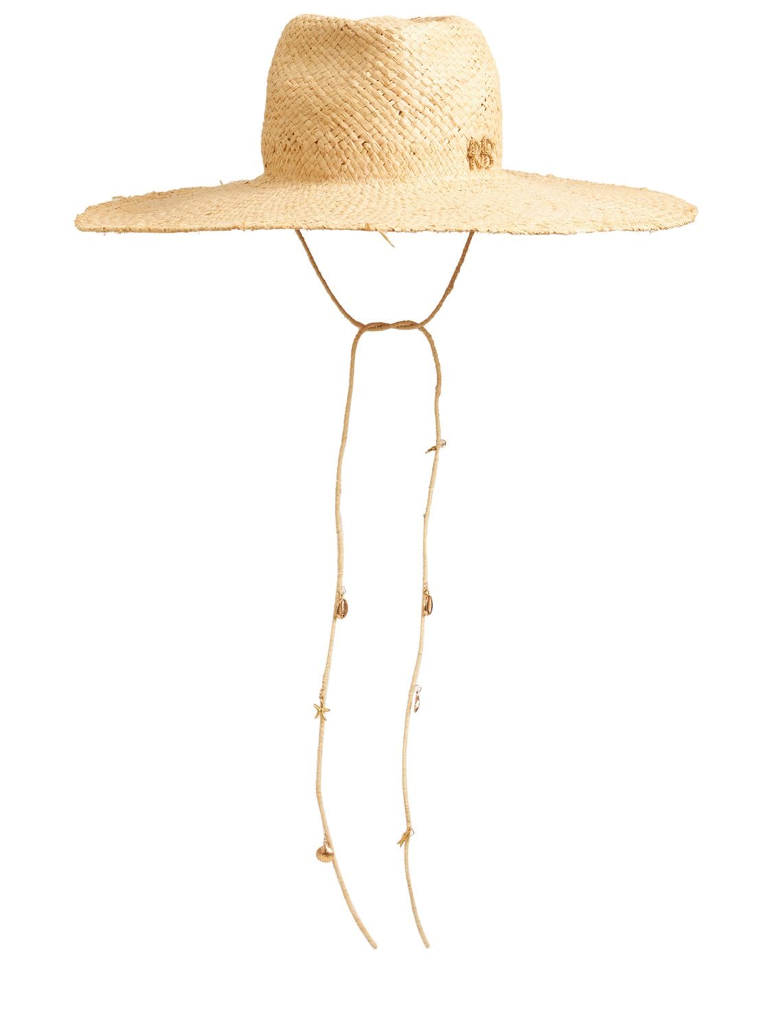 Cappello Fedora In Paglia Con Logo - RUSLAN BAGINSKIY - Modalova