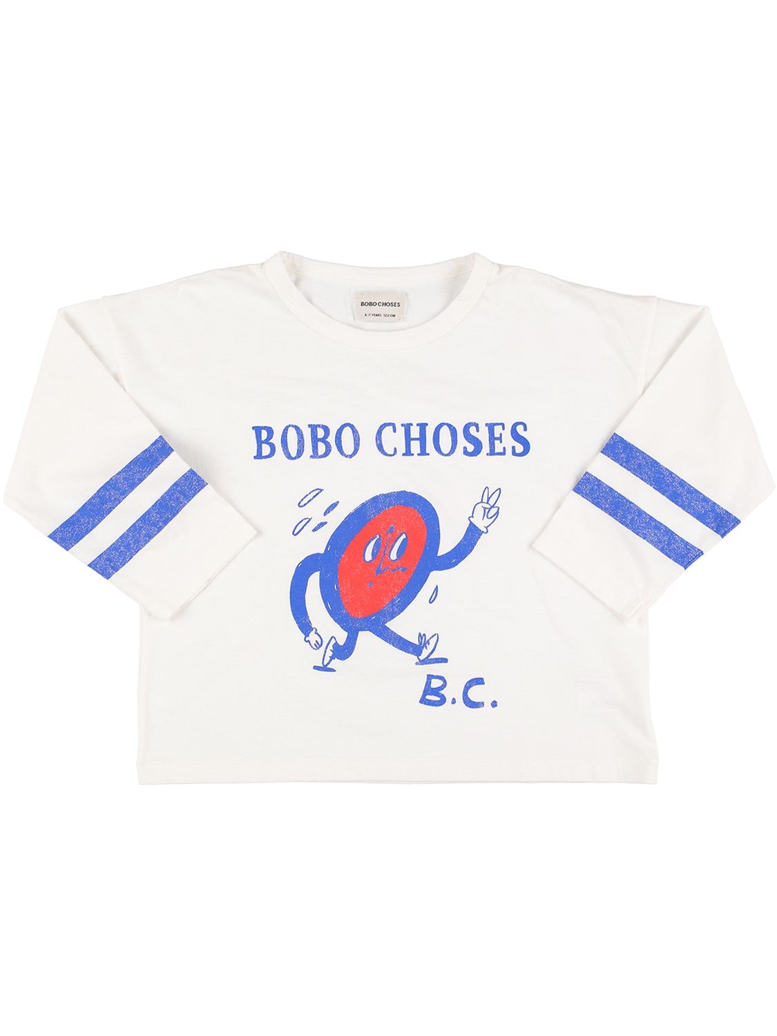 Logo Print Organic Cotton T-shirt - BOBO CHOSES - Modalova