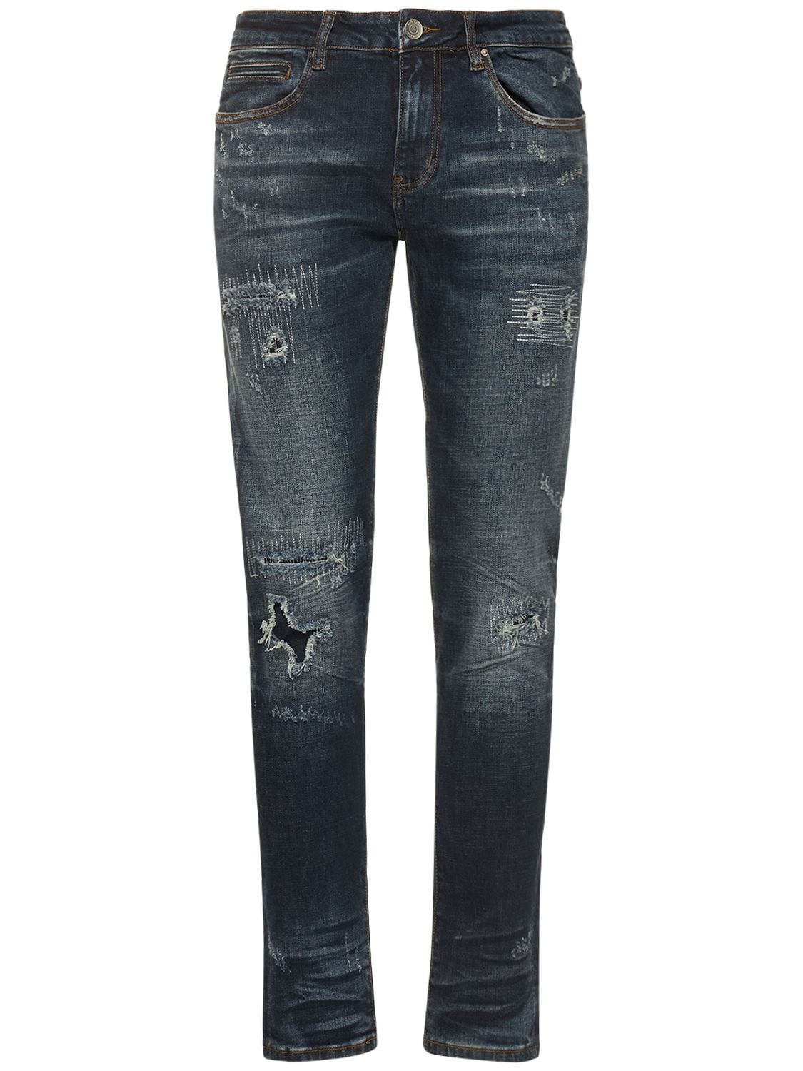 Jeans Slate Standard In Denim Di Cotone - EMBELLISH - Modalova