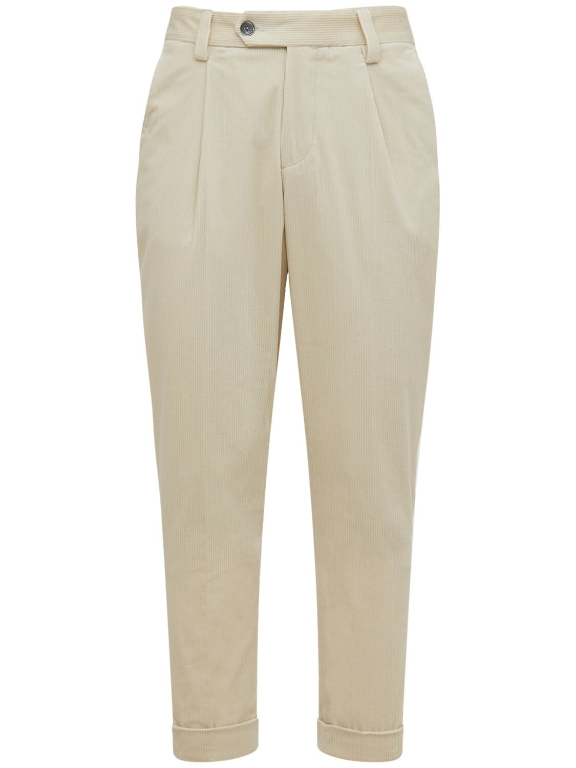 Pantaloni Perin In Cotone Con Pinces - BOSS - Modalova