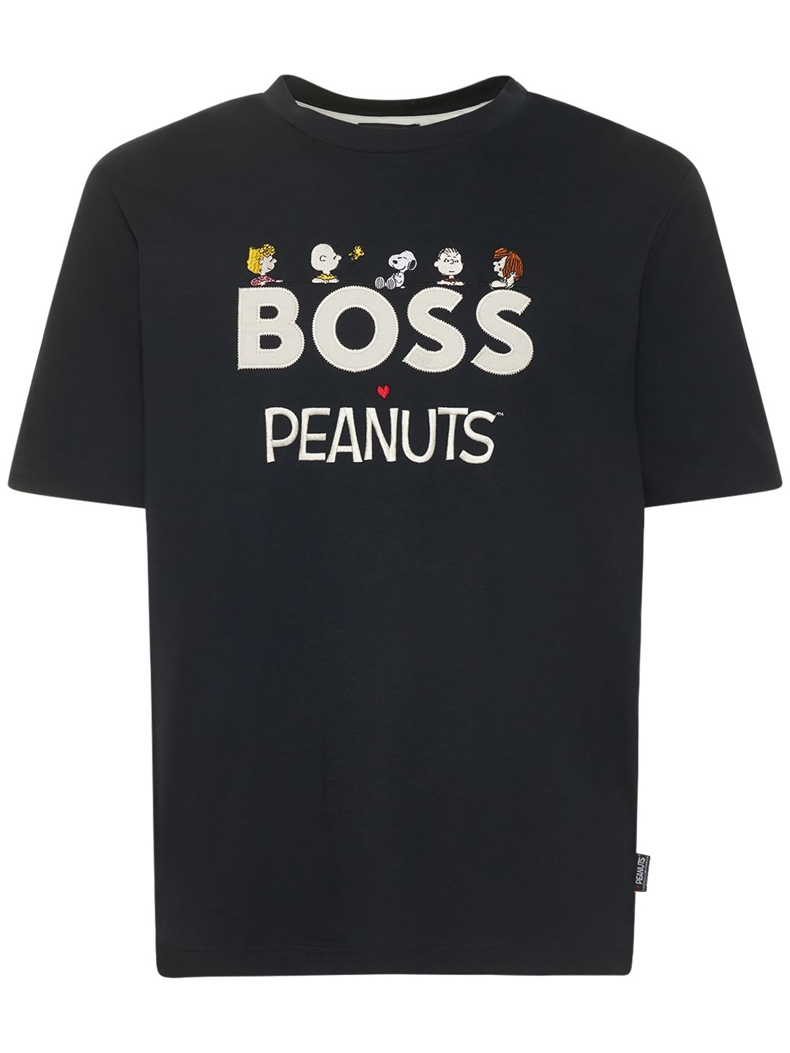 T-shirt Bm X Peanuts In Jersey Di Cotone - BOSS - Modalova