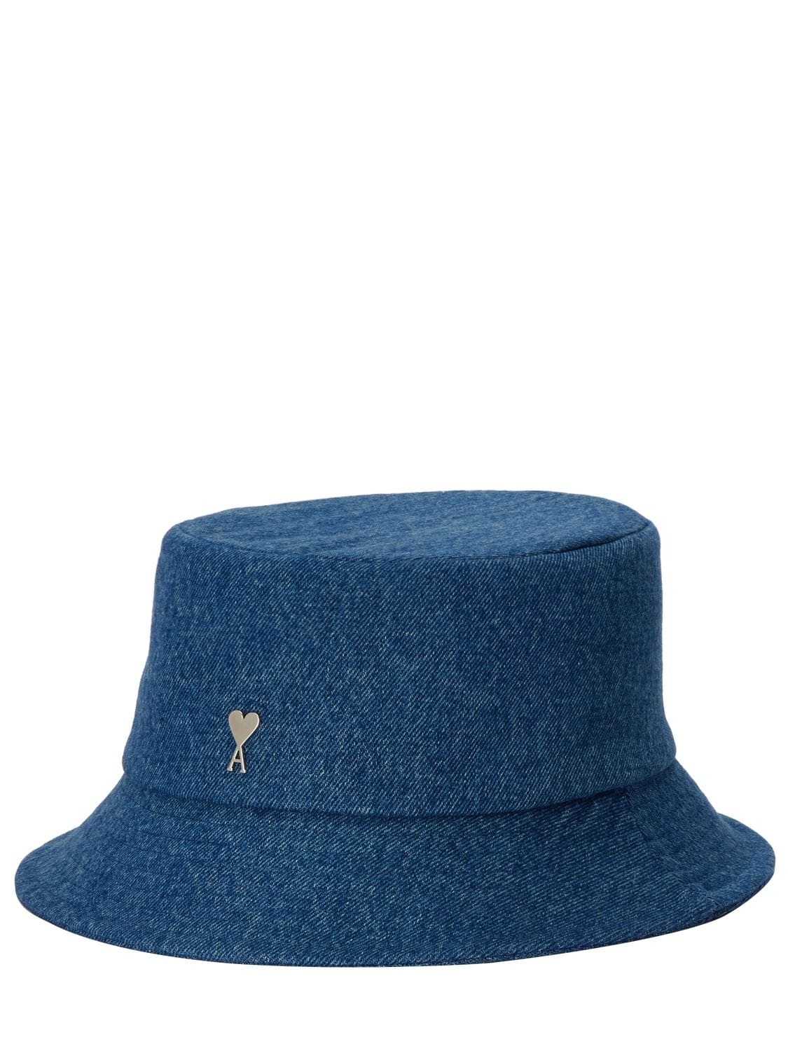 Cappello Bucket Ami De Coeur In Denim - AMI PARIS - Modalova