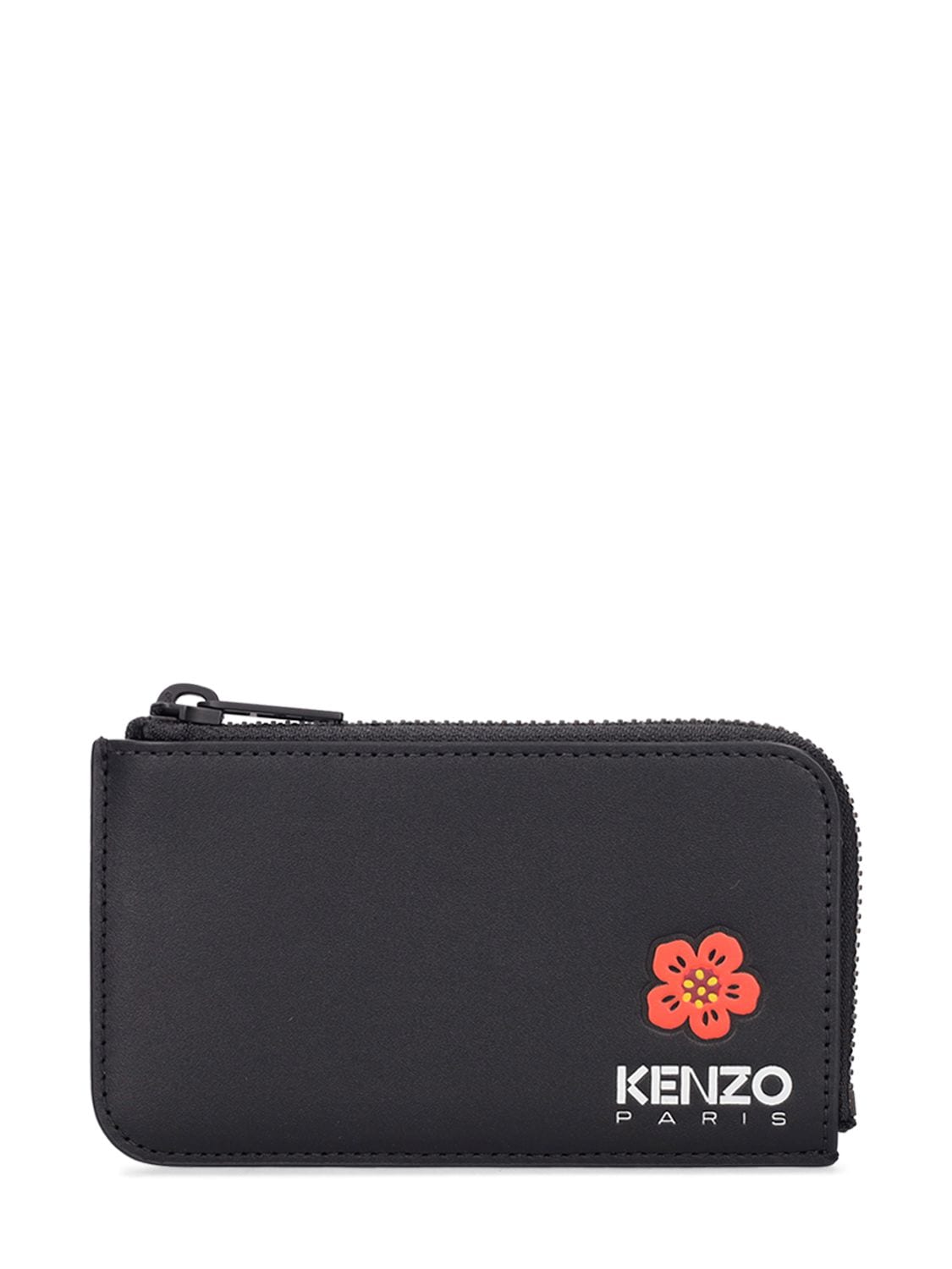 Porta Carte Di Credito Boke In Pelle Con Zip - KENZO PARIS - Modalova