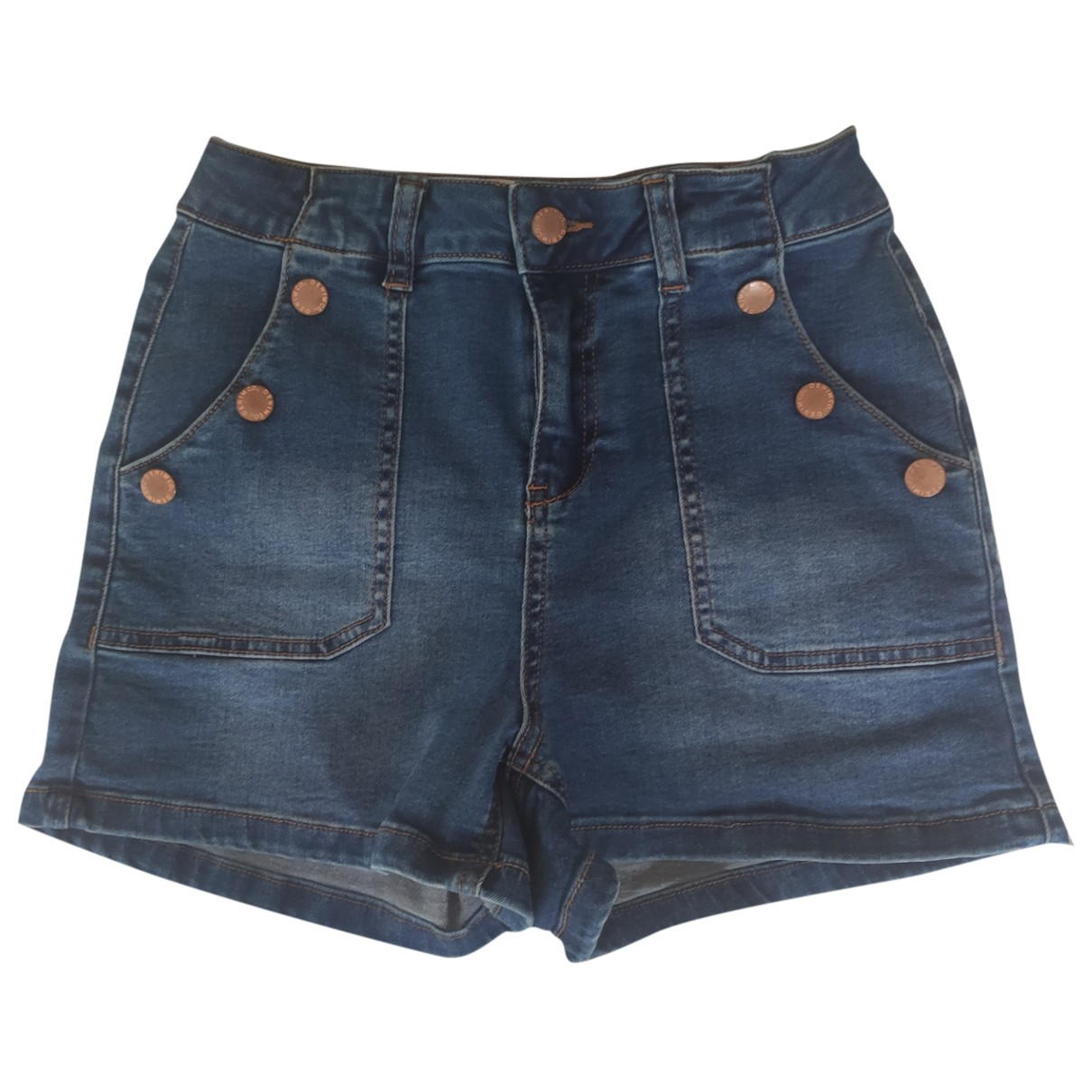 BERSHKA Shorts in Denim - jeans Blu - BERSHKA - Modalova