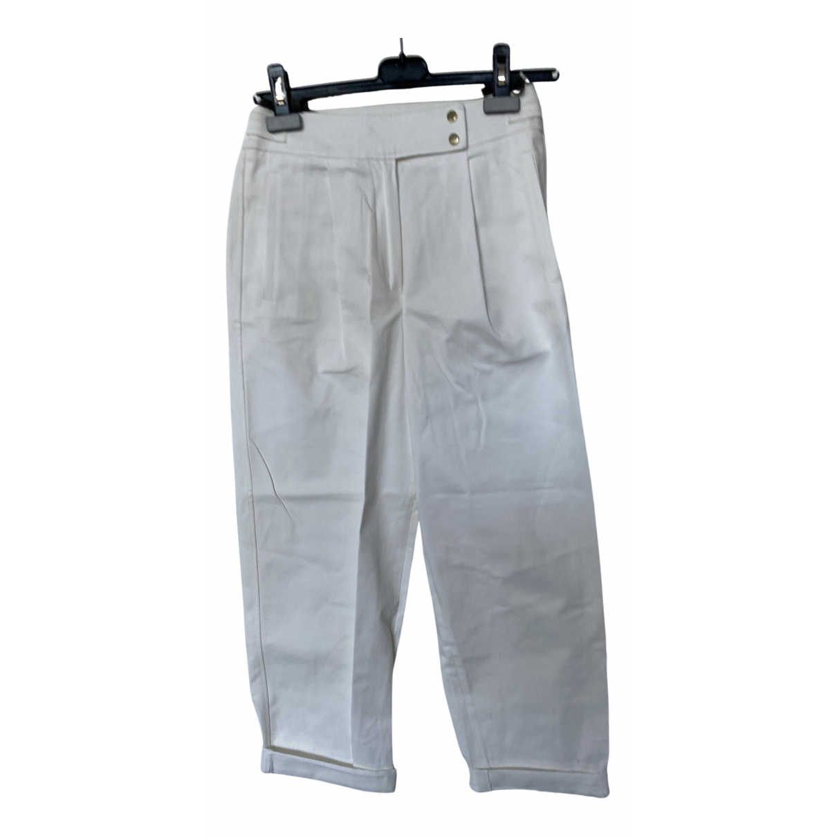 Kenzo Pantaloni in Cotone Bianco - Kenzo - Modalova