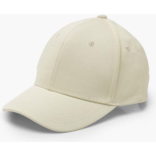 Cappello da baseball color crema - boohoo - Modalova